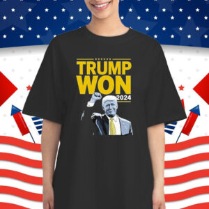Congratulations Trump President Trump Won 2024 T-Shirt