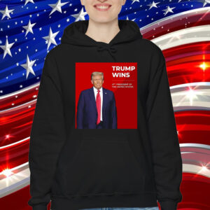 Congratulations Trump Wins 47th President Of The United States T-Shirt