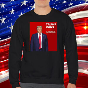Congratulations Trump Wins 47th President Of The United States T-Shirt