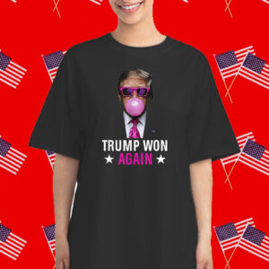 Congratulations Trump Won Again 2024 Election Vote President 47th American T-Shirt