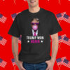 Congratulations Trump Won Again 2024 Election Vote President 47th American T-Shirt