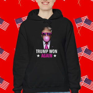 Congratulations Trump Won Again 2024 Election Vote President 47th American T-Shirt