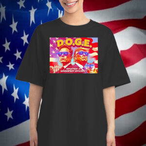 Dark brandon Trump Vance DOGE department of government efficiency T-Shirt