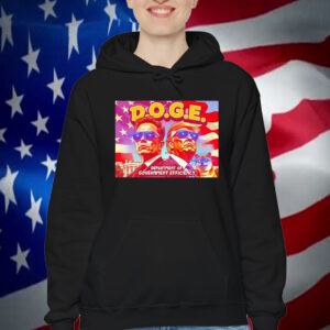Dark brandon Trump Vance DOGE department of government efficiency T-Shirt