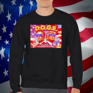 Dark brandon Trump Vance DOGE department of government efficiency T-Shirt