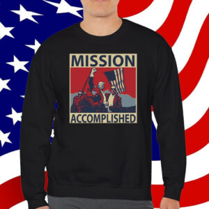 David Harris Jr Wearing Mission Accomplished T-Shirt
