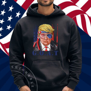Donald Trump Merica GOAT Sunglass US Flag 4th Of July 2025 T-Shirt