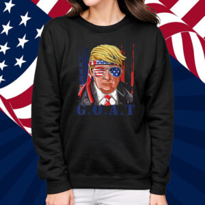 Donald Trump Merica GOAT Sunglass US Flag 4th Of July 2025 T-Shirt