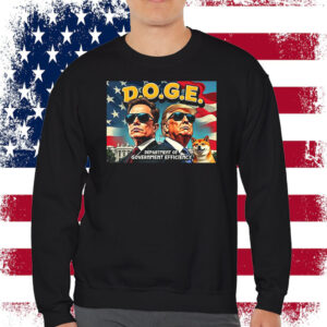 Elon Musk And Donald Trump Department Of Government Efficiency Doge Shirt