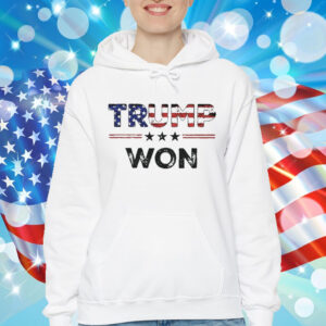 Flag Trump We Won T-Shirt