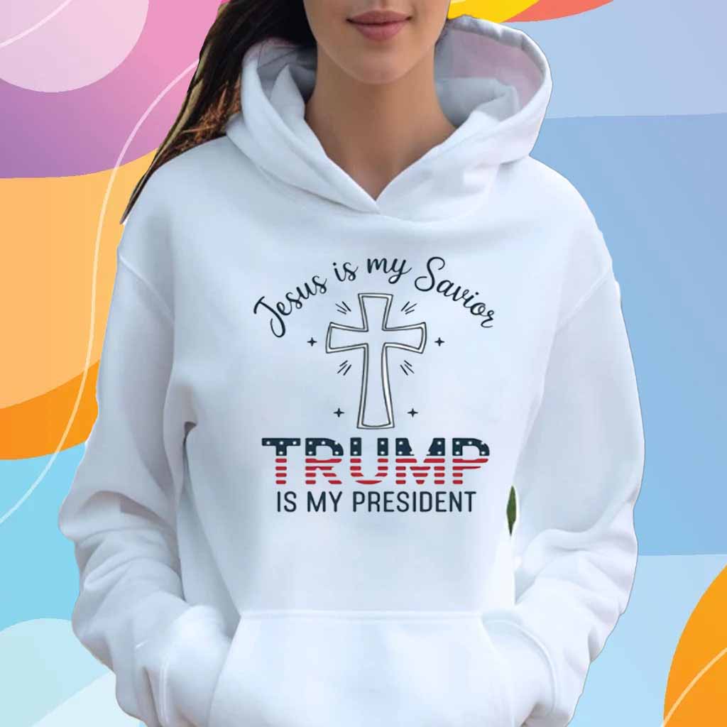 Jesus is My Savior Trump is My President 2024 T-Shirt