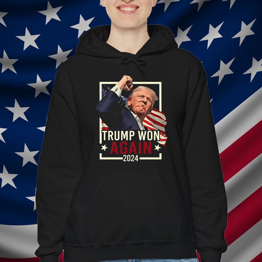 Official Trump Won Again 2024 T-Shirt