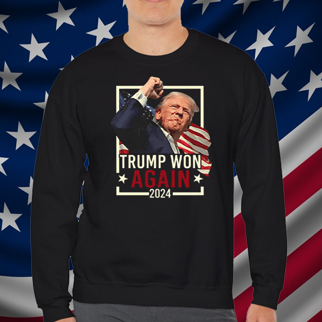 Official Trump Won Again 2024 T-Shirt