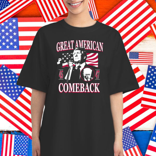 Old Row Trump Great American Comeback T-Shirt