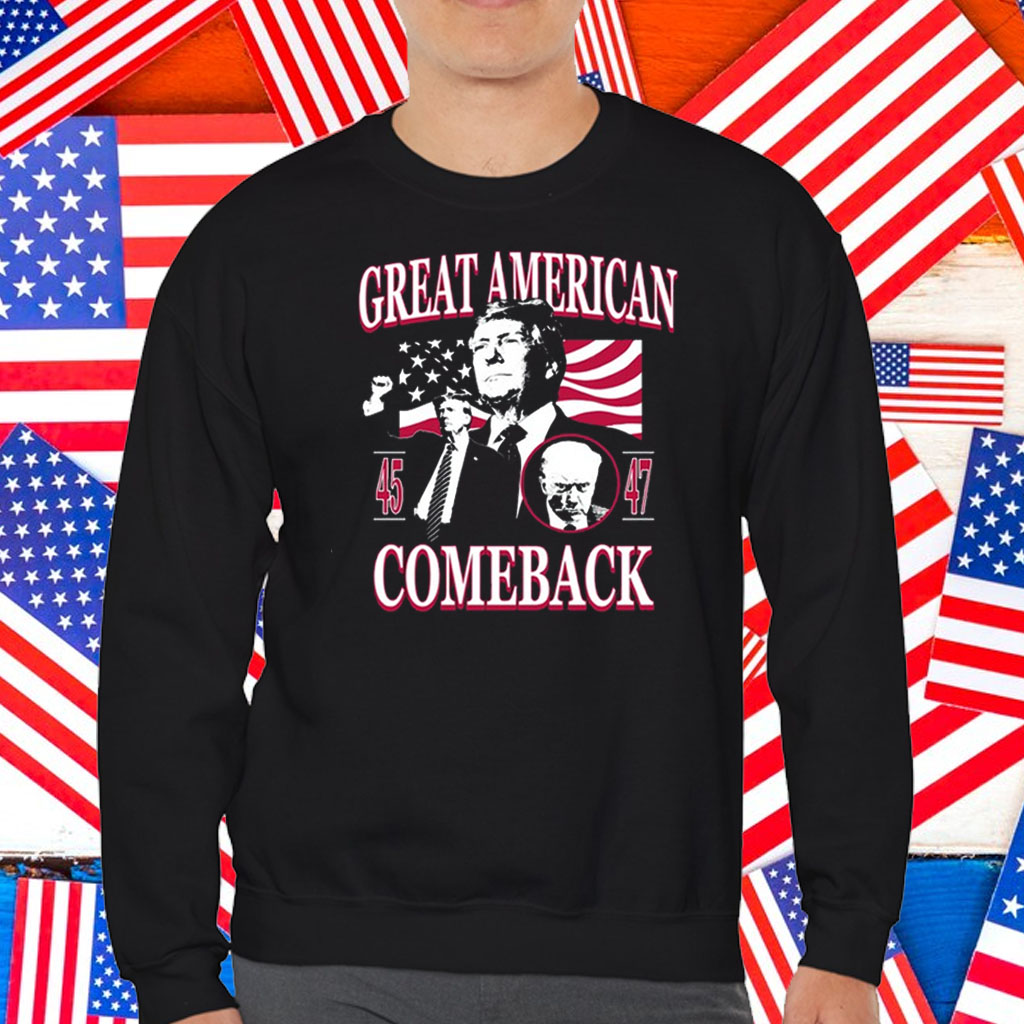 Old Row Trump Great American Comeback T-Shirt
