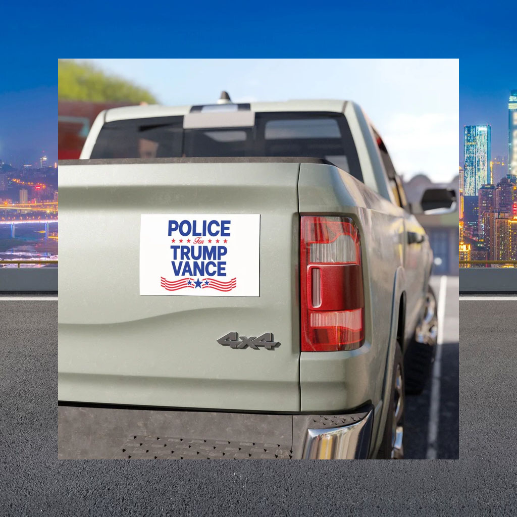 Police For Trump Vance 47 Car Magnets