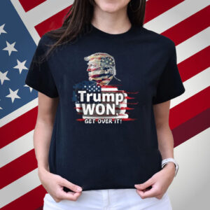 Retro Trump Won Get Over It 2024 President 47th Shirt