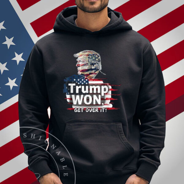 Retro Trump Won Get Over It 2024 President 47th Shirt