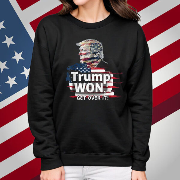 Retro Trump Won Get Over It 2024 President 47th Shirt