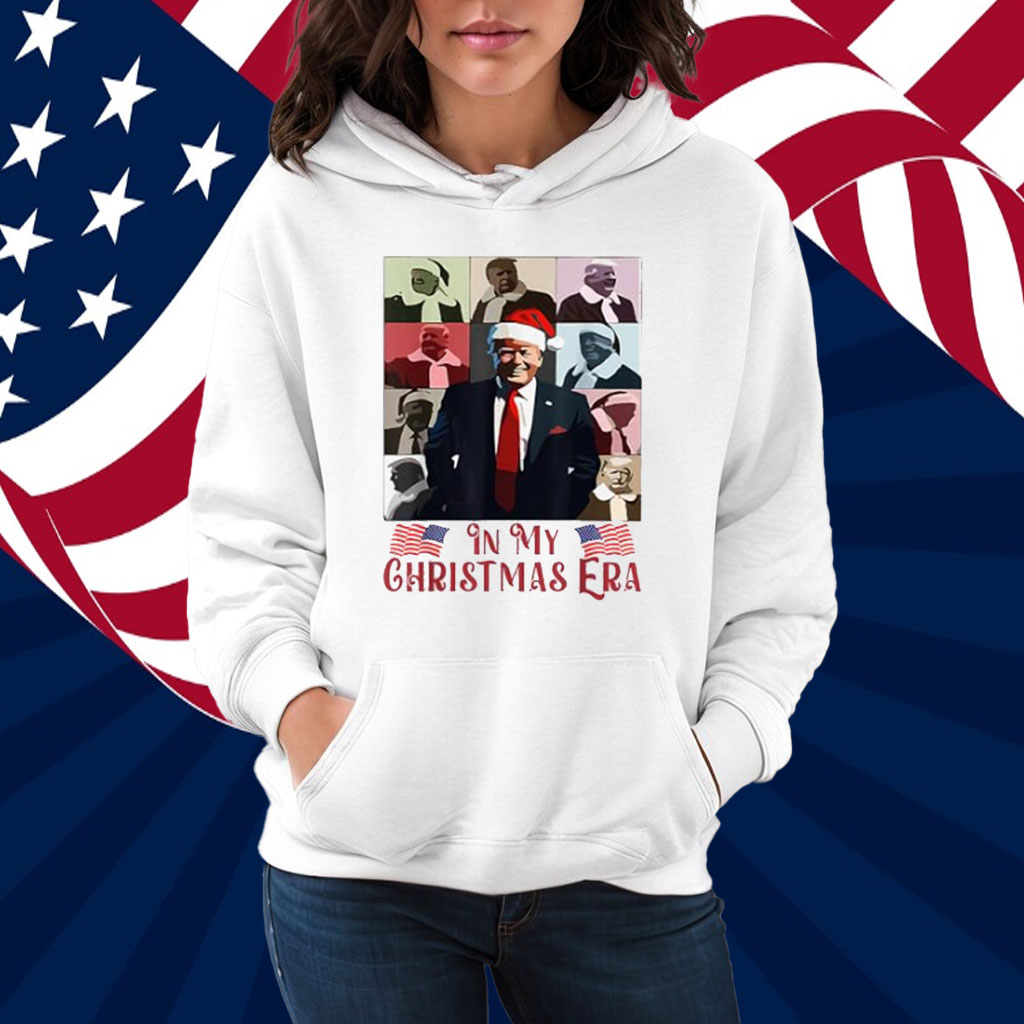 Santa Trump Santa Claus In My Christmas Era Xmas T-Shirt