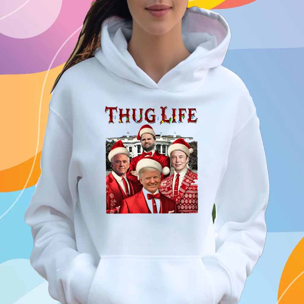Thug Life Christmas Trump Vance T-Shirt