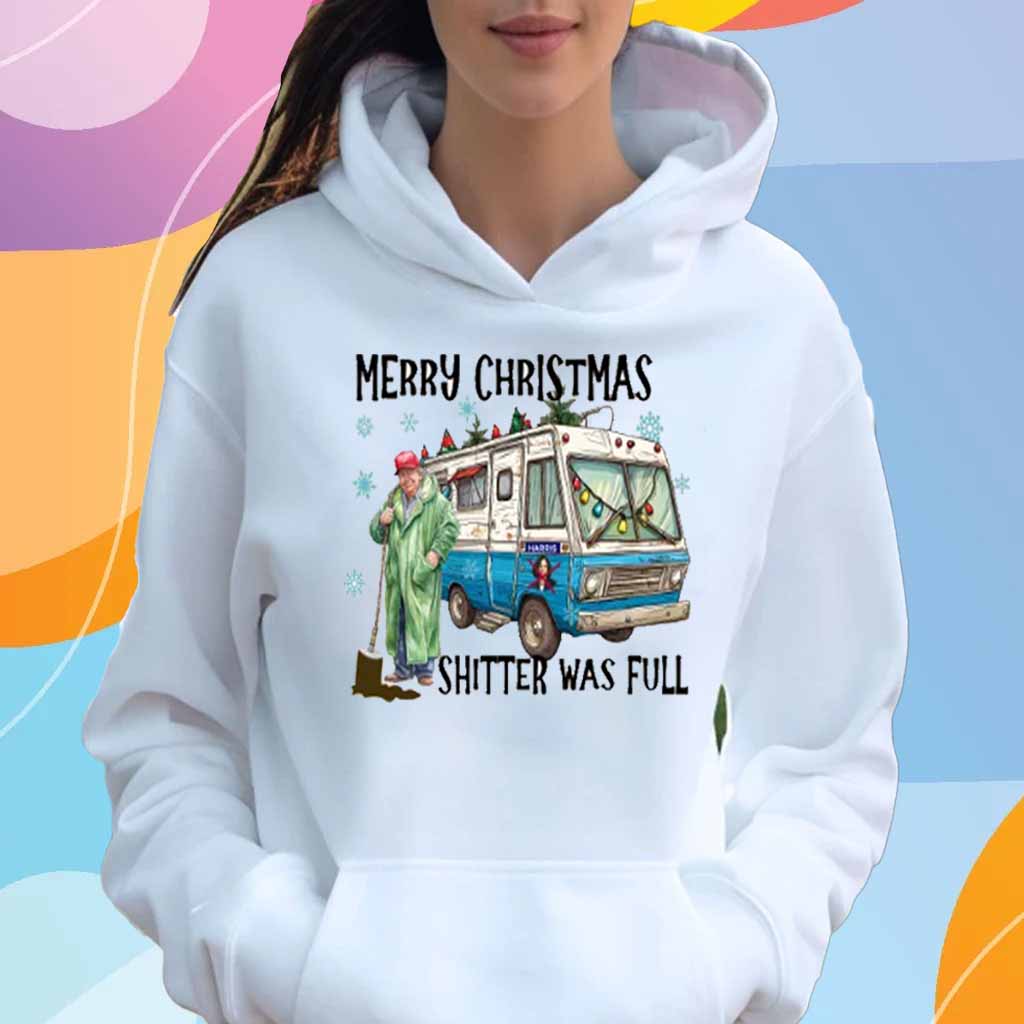 Trump 2024 Merry Christmas Shitter Was Full T-Shirt