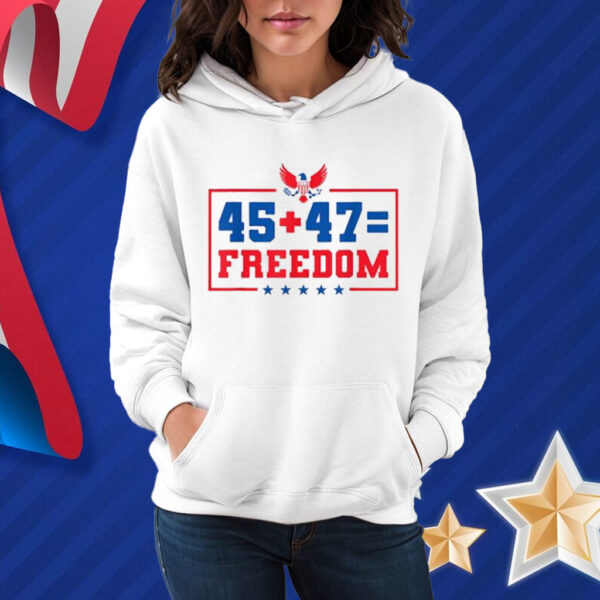Trump 45 47 Freedom T-Shirt