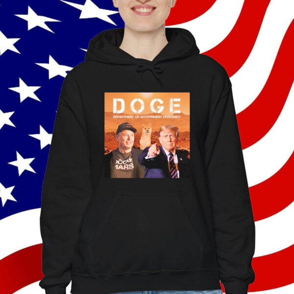 Trump Elon Musk Vance Doge Department Of Government Efficiency Shirt