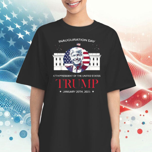 Trump Inauguration Day Shirt, Trump Won Shirt, 47th President Of The United States Trump T-Shirt