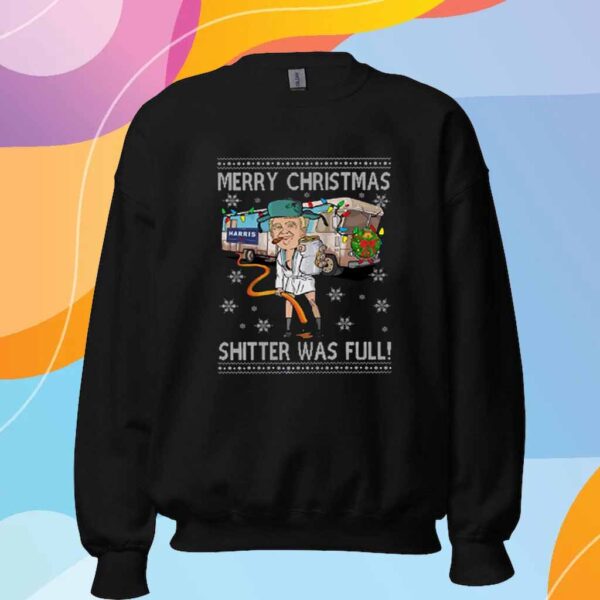 Trump Merry Christmas Shitter Was Full T-Shirt