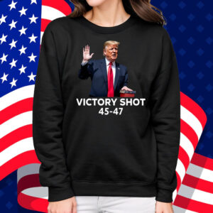 Trump Victory Shot 45-47 T-Shirt