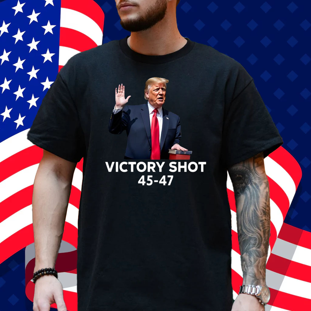 Trump Victory Shot 45-47 T-Shirt