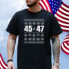 Ugly Sweater Christmas Matching Trump 2024 45 47 Shirt