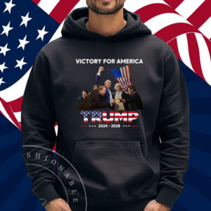Victory For America President Trump 2024 2028 T-Shirt