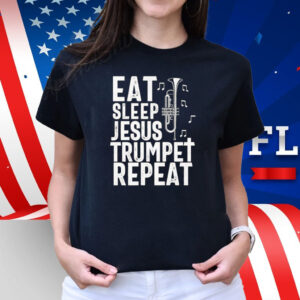 Christian Trumpet Player Music Worship Fun Trumpeter Jesus Tee Shirt