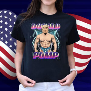 Donald Pump Swole America Again Gym Fitness Trump 2024 T-Shirt