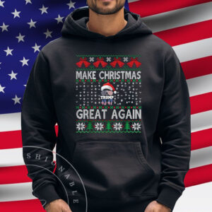 Make Christmas Great Again Santa ugly sweater trump T-Shirt