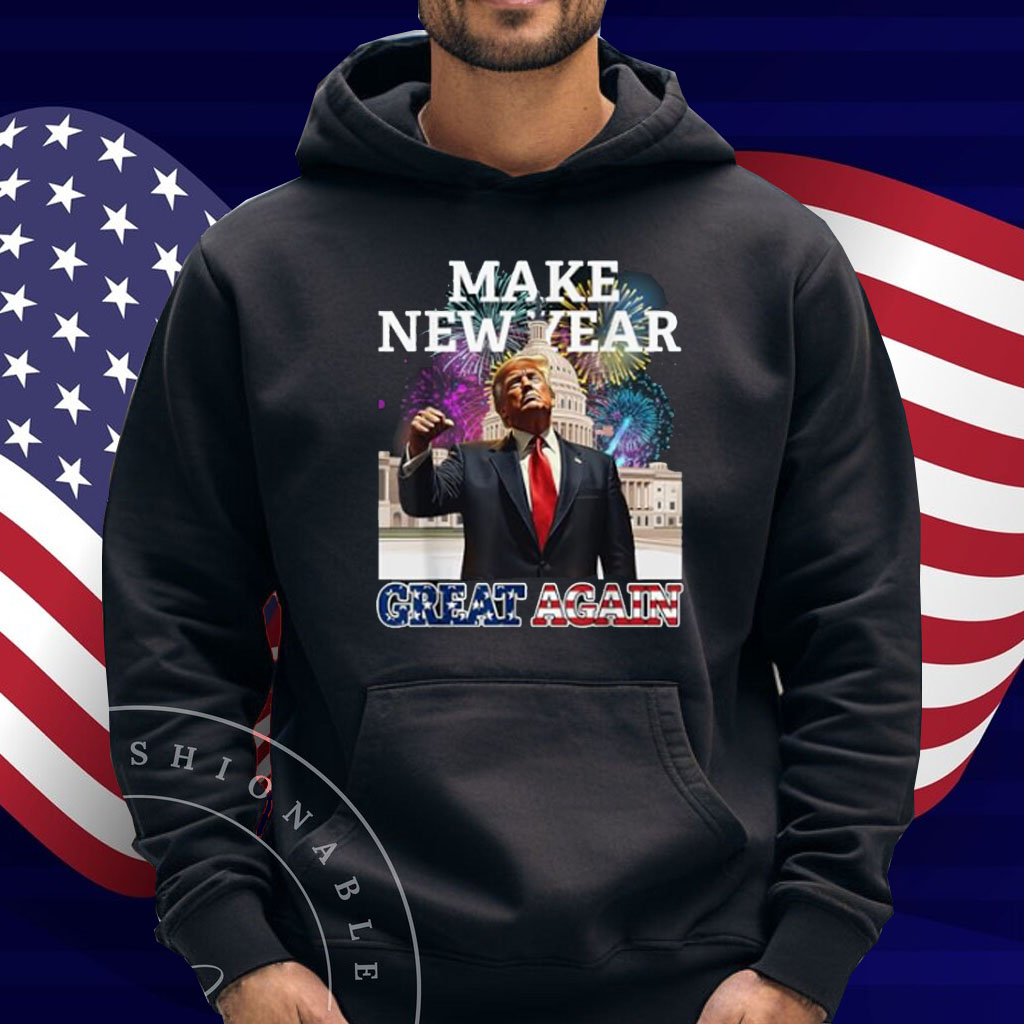 Make New Year Great Again Trump Patriotic Golfers T-Shirt