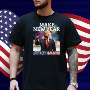 Make New Year Great Again Trump Patriotic Golfers T-Shirt