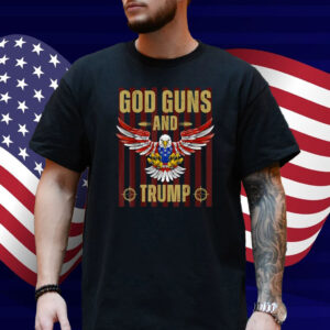 Patriotic Eagle God Guns and Trump Men's Wear T-Shirt