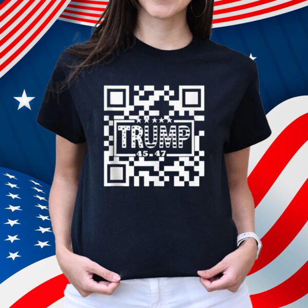 QR President Trump Dance Code Shirt