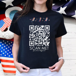 QR Scan Me President QR Trump Dancing Hat Christmas T-Shirt