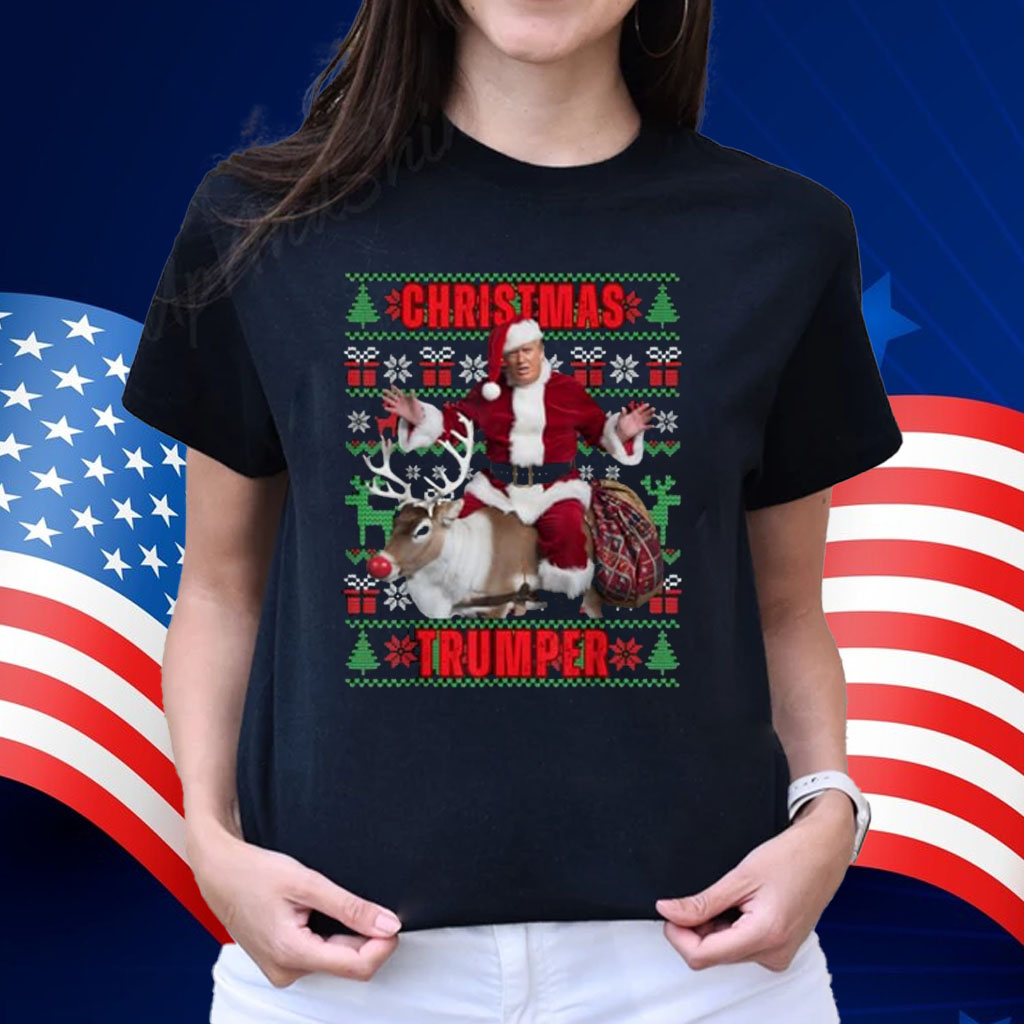 This Is My Christmas Trumper, Trump MAGA Pajamas Ugly T-Shirt