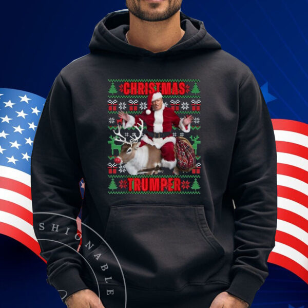 This Is My Christmas Trumper, Trump MAGA Pajamas Ugly T-Shirt