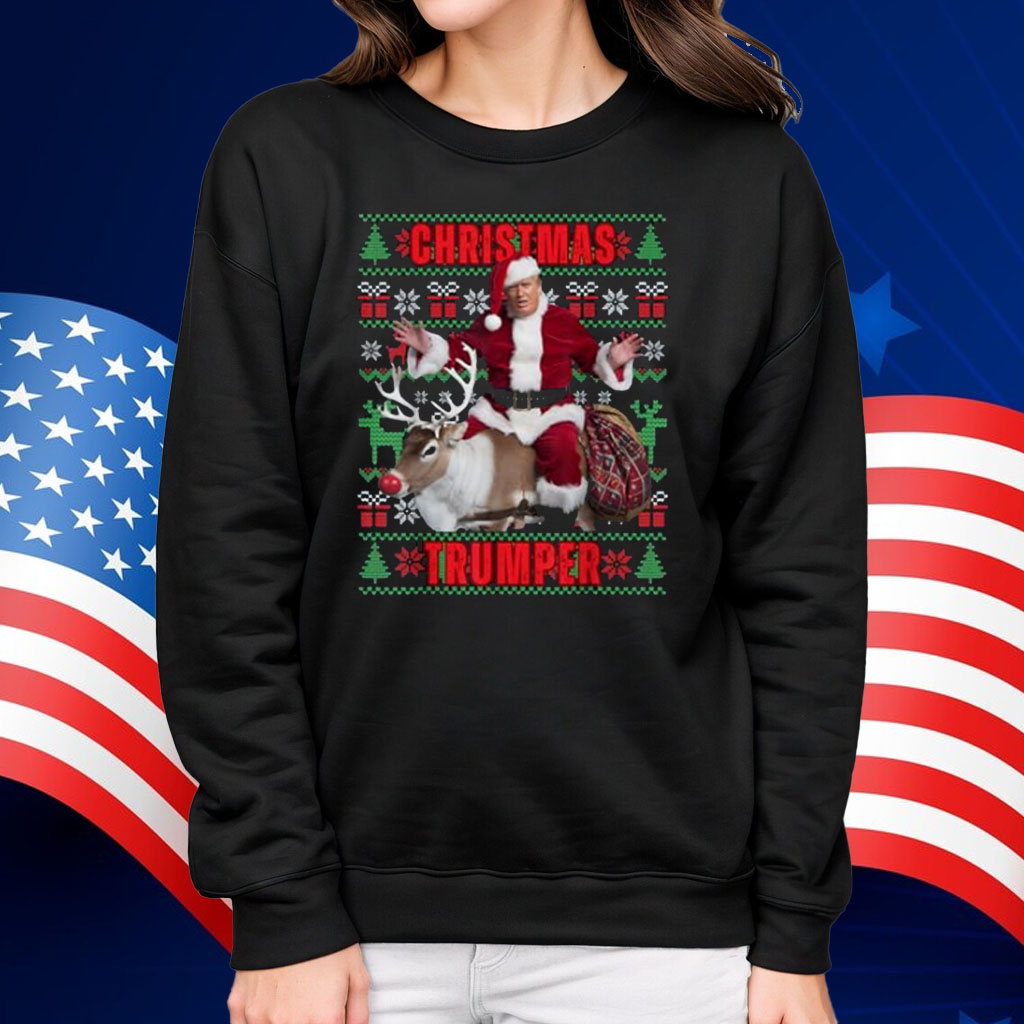 This Is My Christmas Trumper, Trump MAGA Pajamas Ugly T-Shirt