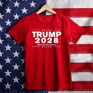 Trump 2028 Rewrite The Rules Shirts
